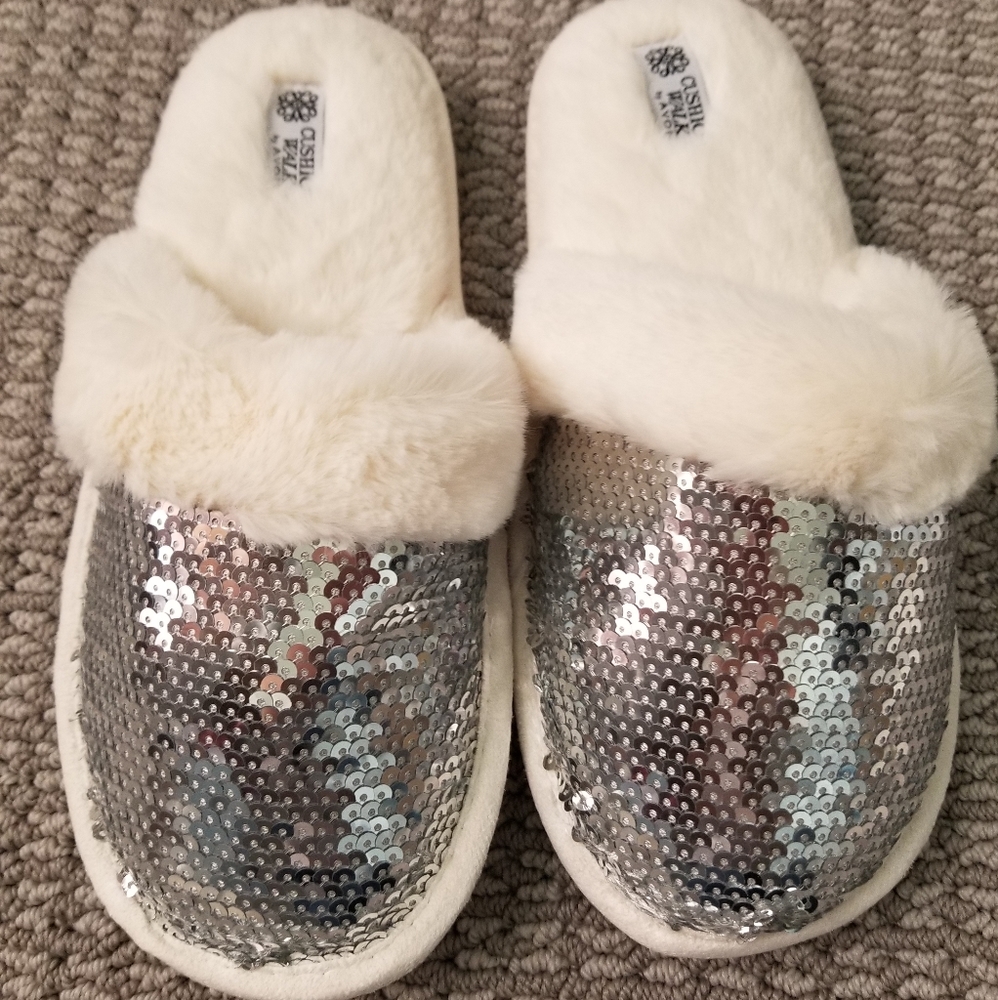 Avon sequined slippers